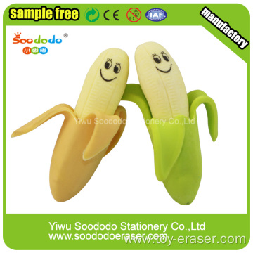 Banana wholesale toy Eraser ,Stationery product